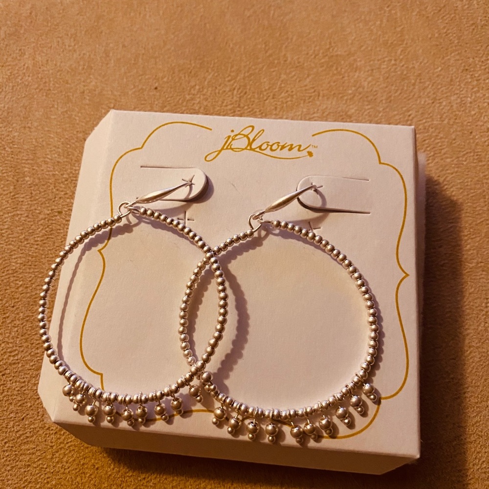 JBloom silver earrings